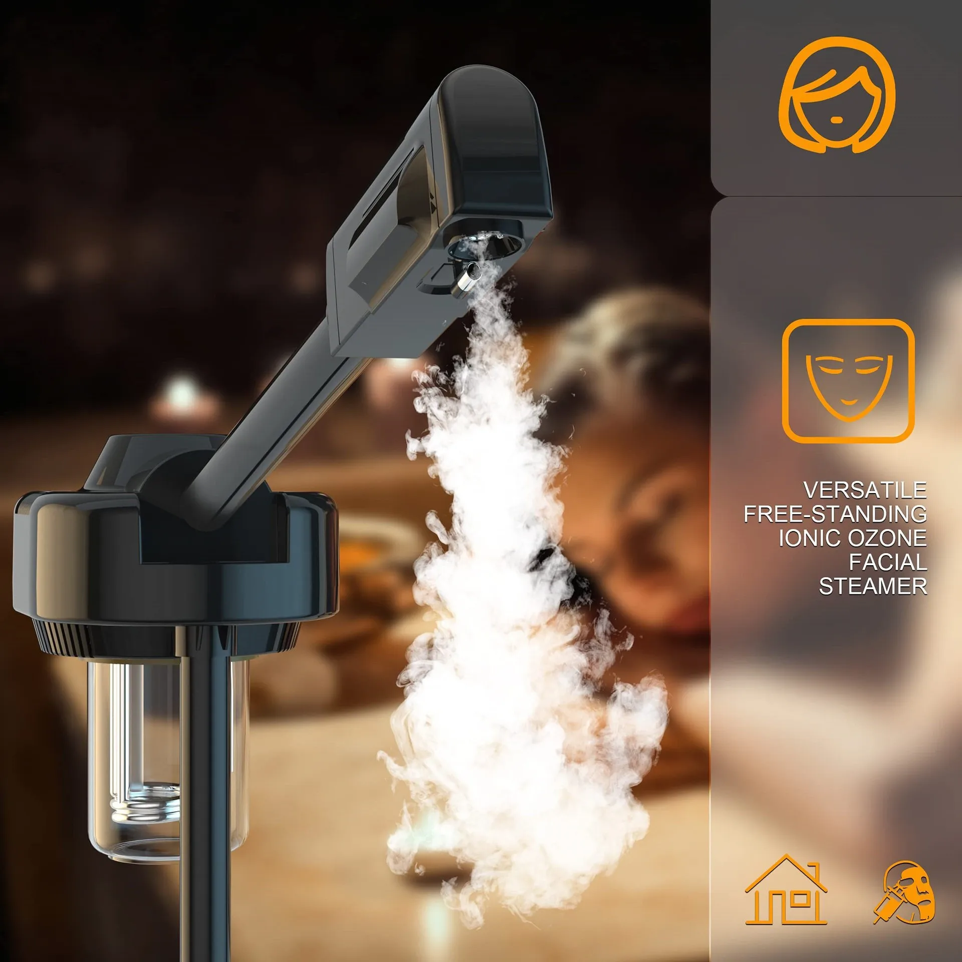 Hot Facial Steamer Warm Mist Humidifier With Ozone for Deep Face Cleaning Vaporizer Salon Home Spa Sprayer Skin Care Whitening