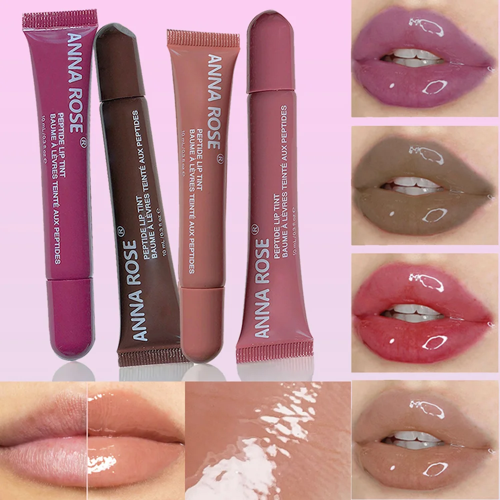 Four styles Miiror Lip Glaze Moisturizes Jelly Lip Enrichment Oil Long-Lasting Waterproof Glass Lip Oil Lip Protection Serum