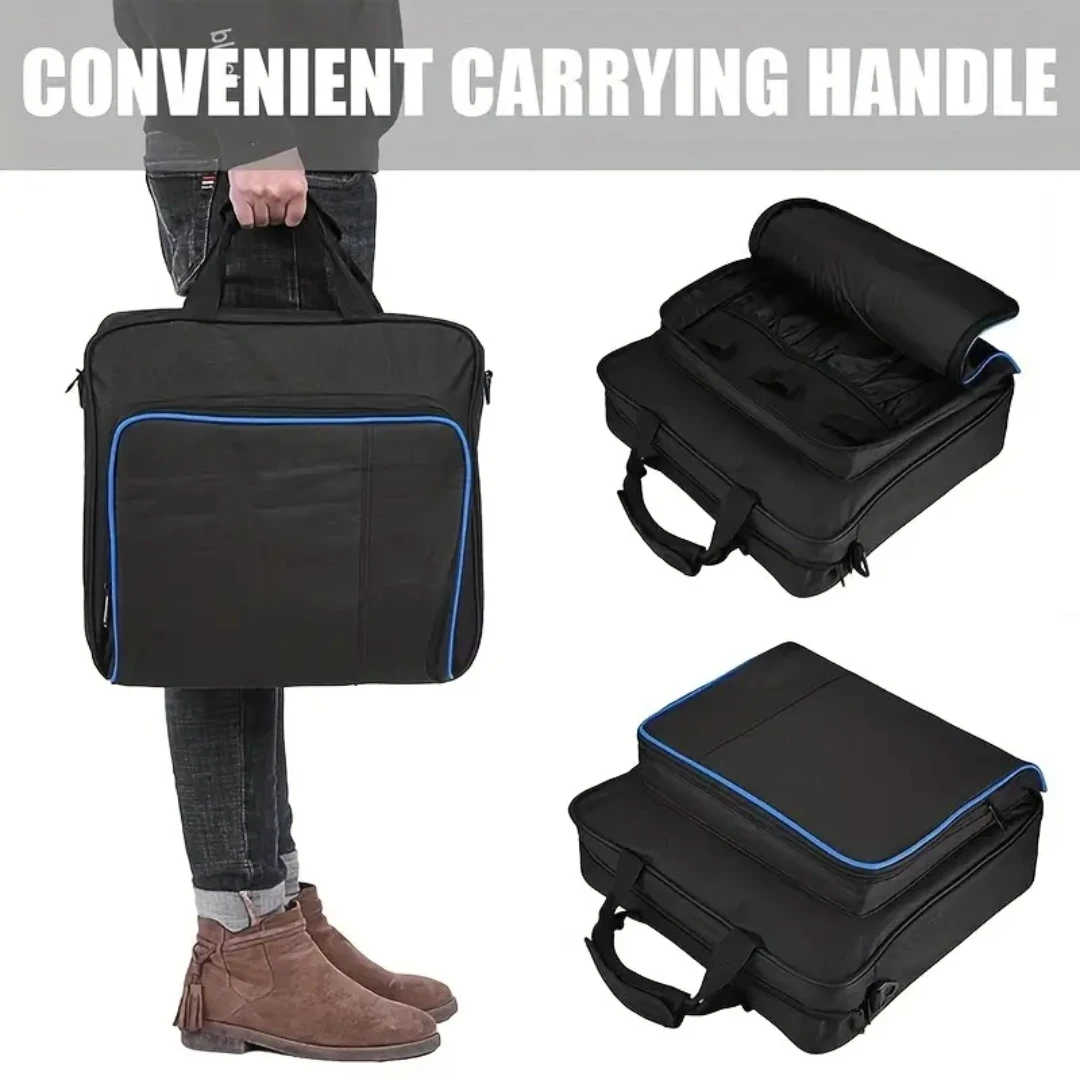 Bag For PS4 Travel Storage Carry Case Protective Shoulder Bag for Playstation 4 Slim Console and Accessories