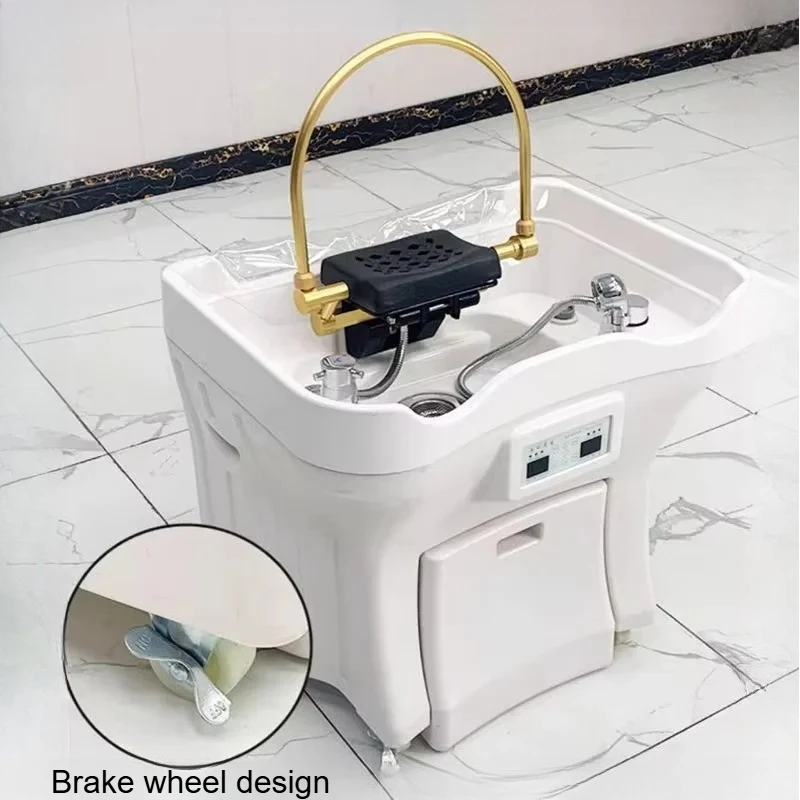 

Capillary Spa Washbasin Equipment Salon Japanese Head Spa Beauty Salon Hairdresser Stylist Aesthetic Unit taburete tocador