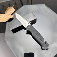 BM DA57 Quick-Open Folding Knife with 440C Blade and G10 Handle - Multi-functional Survival Emergency Cutting Knife - Gift