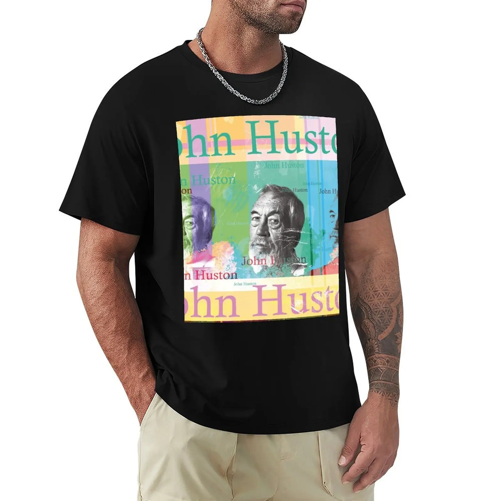 

Portrait of Director John Huston T-Shirt graphics fashion shirts fruit of the loom mens t shirts