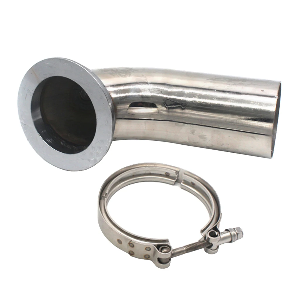 Exhaust Pipe With HX He351 V Band Flange Clamp for 4,375 