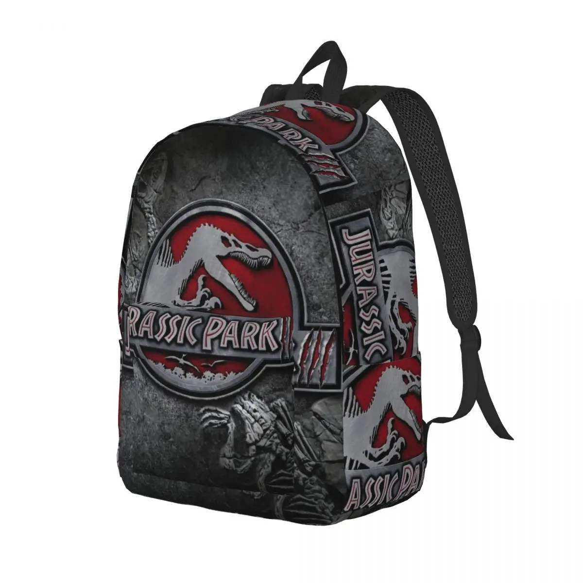 Ancient Animal Giant Dinosaur Backpack for Primary School Student Jurassic Parks Bookbag Boy Girl Kids Canvas Daypack Sports