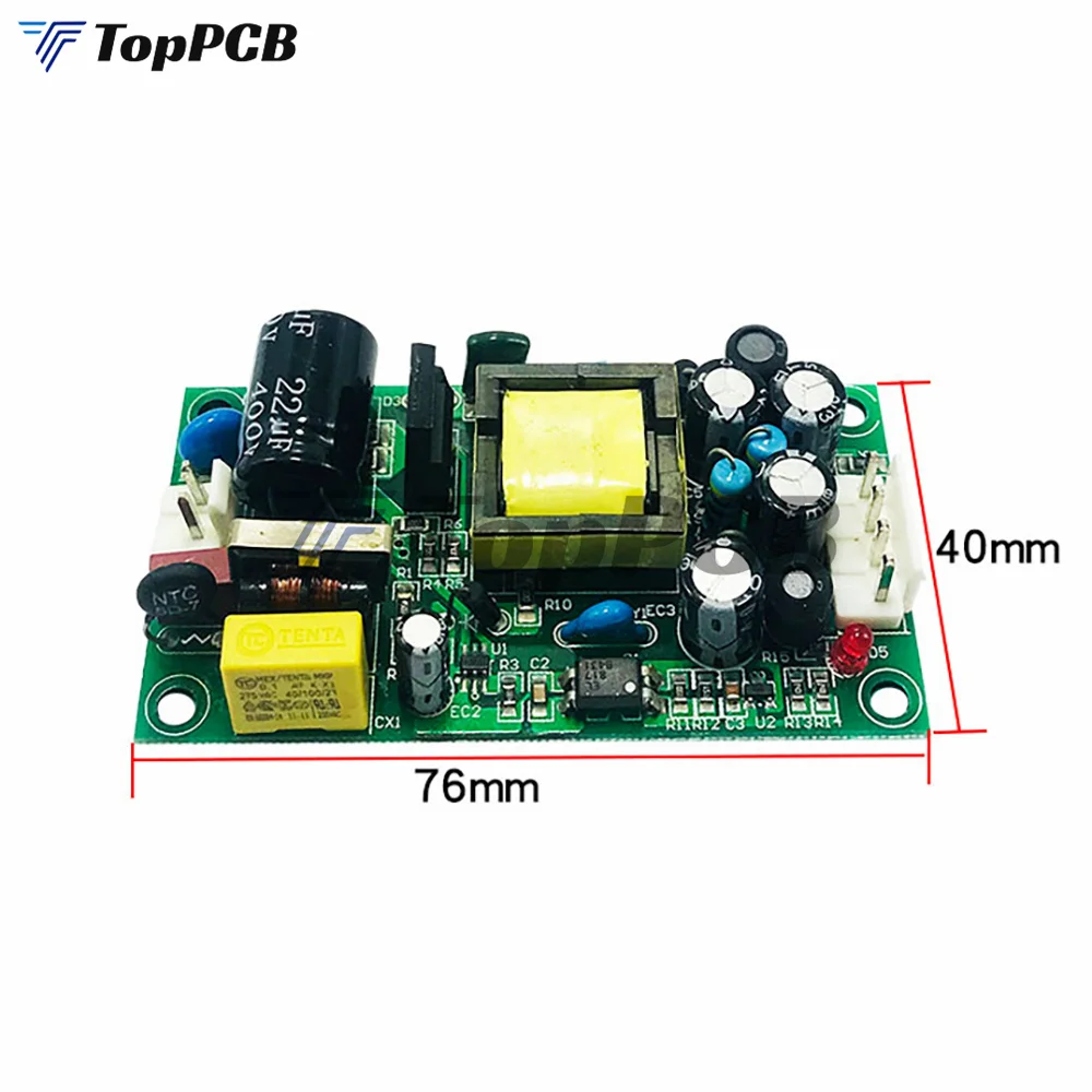 Dual Output AC-DC Step Down Power Supply 220V to 24V 1A 110V to 5V 0.5A Buck Converter Voltage Regulator 24W 2.5W Power Adapter