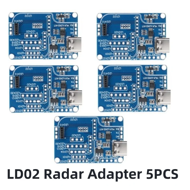 LAUBEI Hi-Link HLK-LD2410 LD2410B LD2410C 5V Mini FMCW 24G Smart Menselijke aanwezigheidssensor Radarmodule Consumentenelektronica