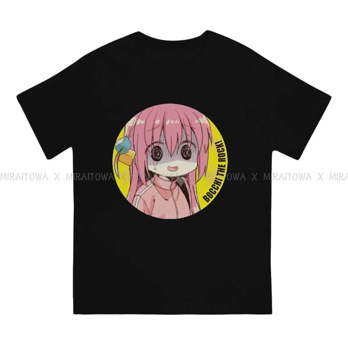 Cute Classic Hip Hop TShirt Bocchi the Rock Gotou Hitori Anime Printing Streetwear Comfortable T Shirt Male Tee Unique Gift