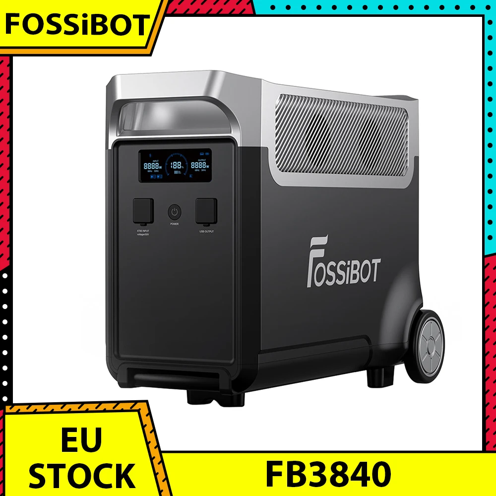 FOSSiBOT FB3840 Expansion Battery, 3840Wh LiFePO4 Battery Pack for FOSSiBOT F3600 Pro