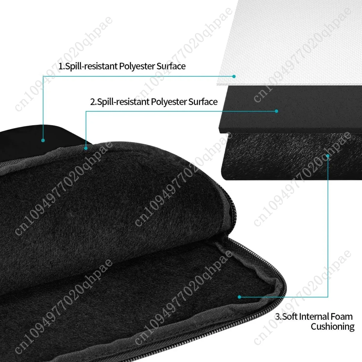 Gbrs مجموعة الملاحظات الأمامية حقيبة غطاء للأكمام للكمبيوتر المحمول 10 12 13 15 17 بوصة حافظة كمبيوتر محمول حقيبة مضادة للصدمات