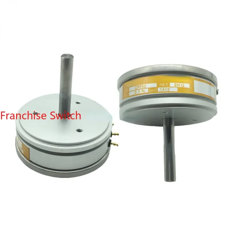 

CPP50 1K 2K 5K 10K TOPVR Precision Conductive Plastic Potentiometer Shaft Length 32MM 0.1% Linear