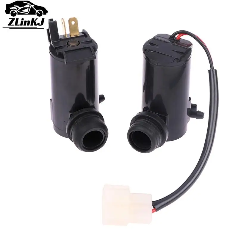 12V Universal Car Glass Wiper Windshield Water Washer Pump Jet Motor Car Styling Windcreen Replacement Kit