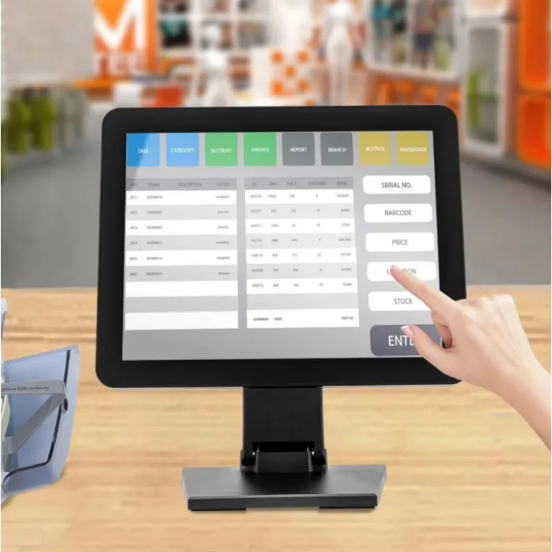 

2026 All-in-One 15/15.6/17 Inch POS Cash Register With Capacitive Touch Screen For Retail Business Industrial Use