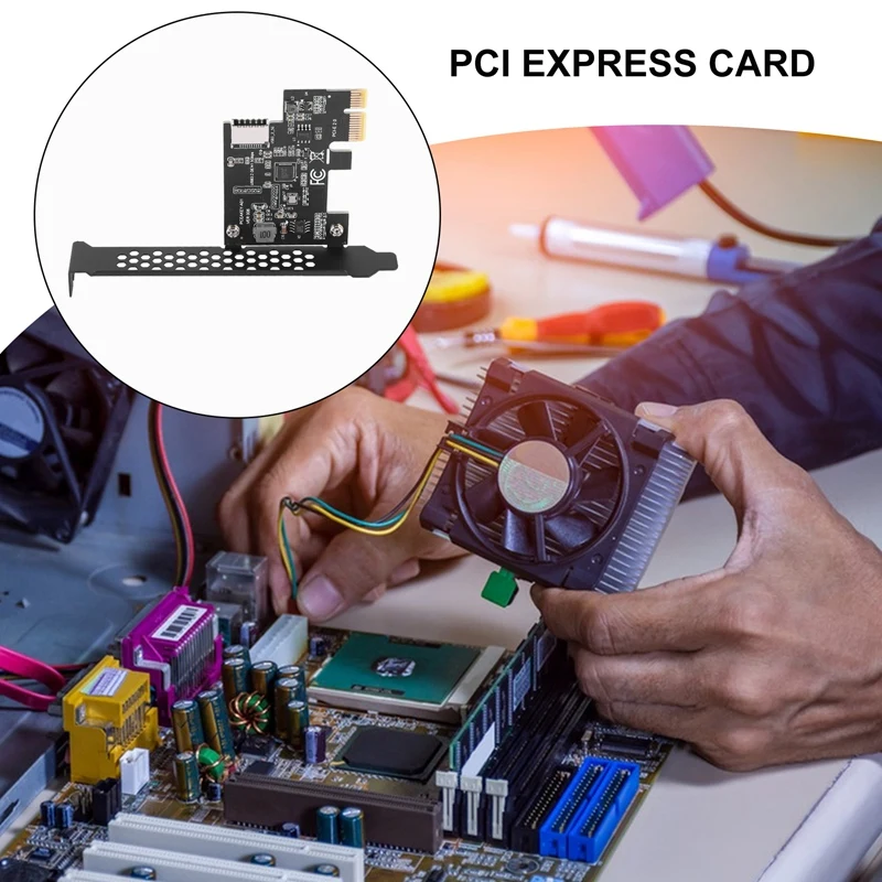 Плата расширения PCI Express 2,0 X1 USB 3,2 Gen1 TYPE-E Pcie Front Type-C Adapter Riser USB3.1 Gen1 A-KEY 5Gb