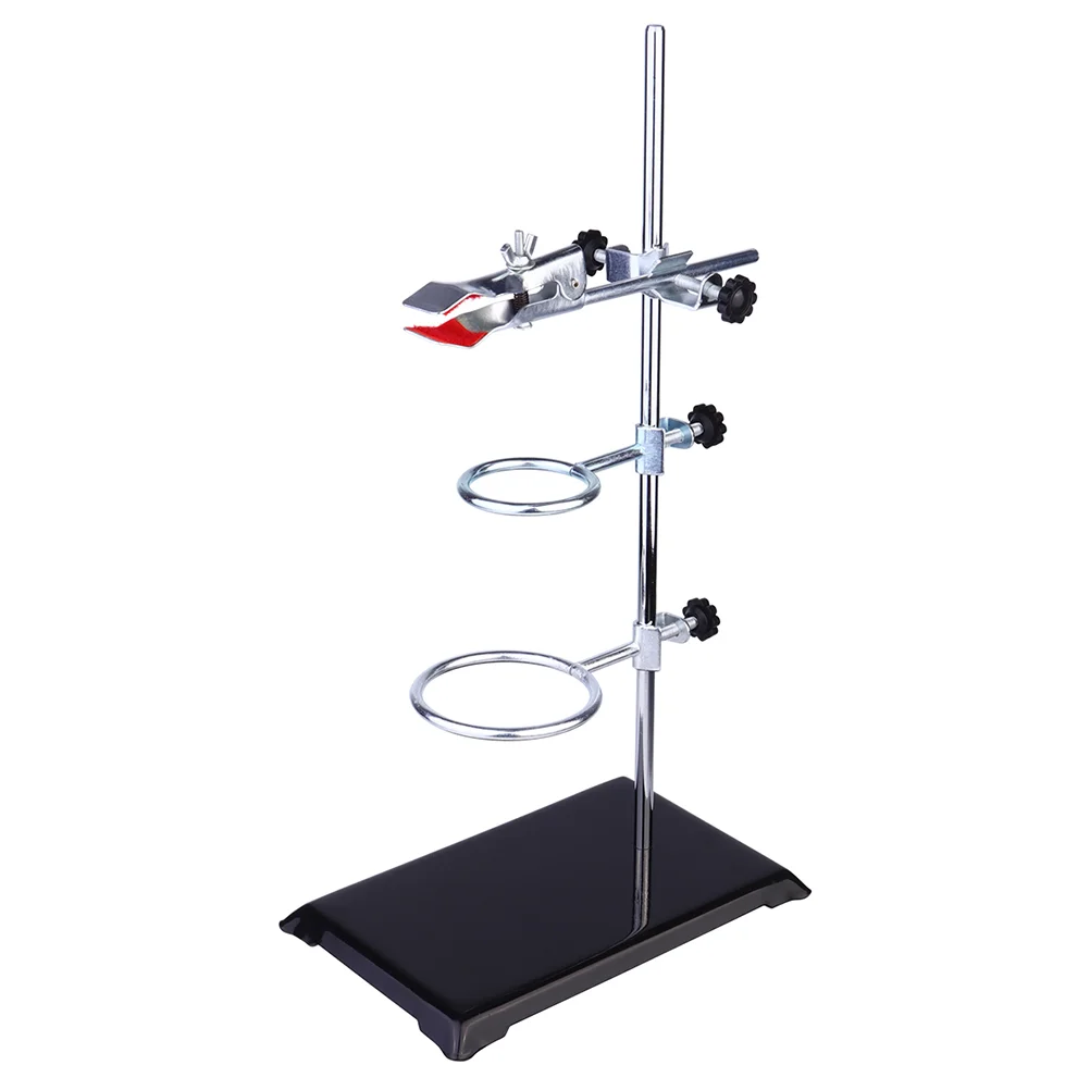 Experimental Bench Iron Stand Lab Flask Clamp Laboratory Equipment Stainless Steel Funnel