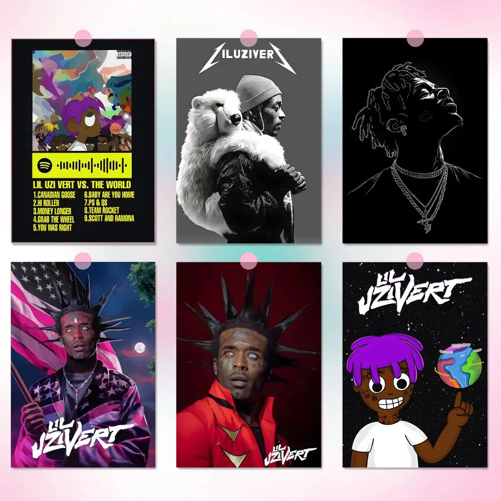 Pop Rap Music Album Cover L-Lil Uzi Vert Simple Decor Solution  Sofa Backdrop Idea Cozy Home Addition Budget Home Styling Poster