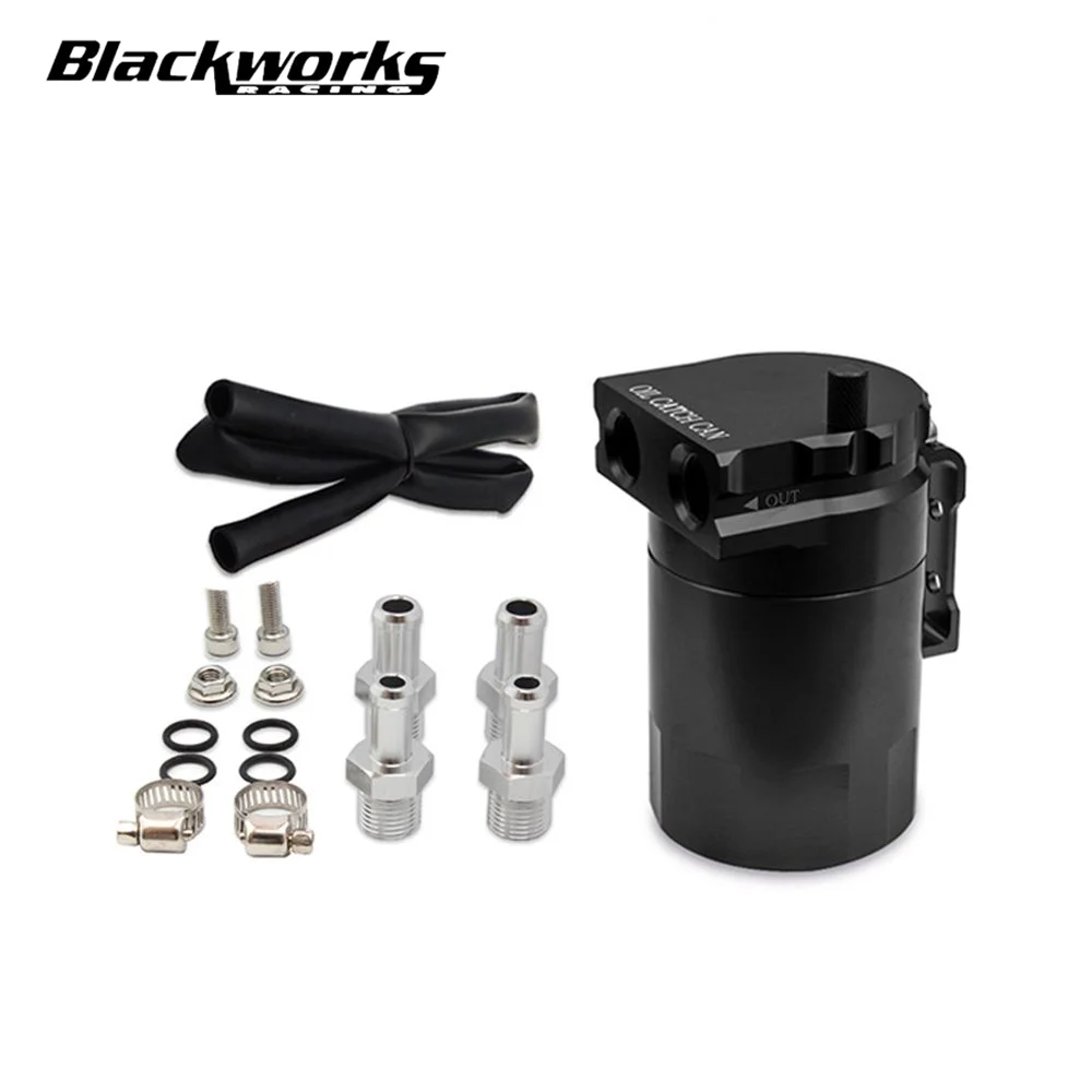 Universal Aluminum Oil Can Oil Catch Can Car Reservoir Tank Breather Filter Kit Car Modification Parts Expert OCC-1021A