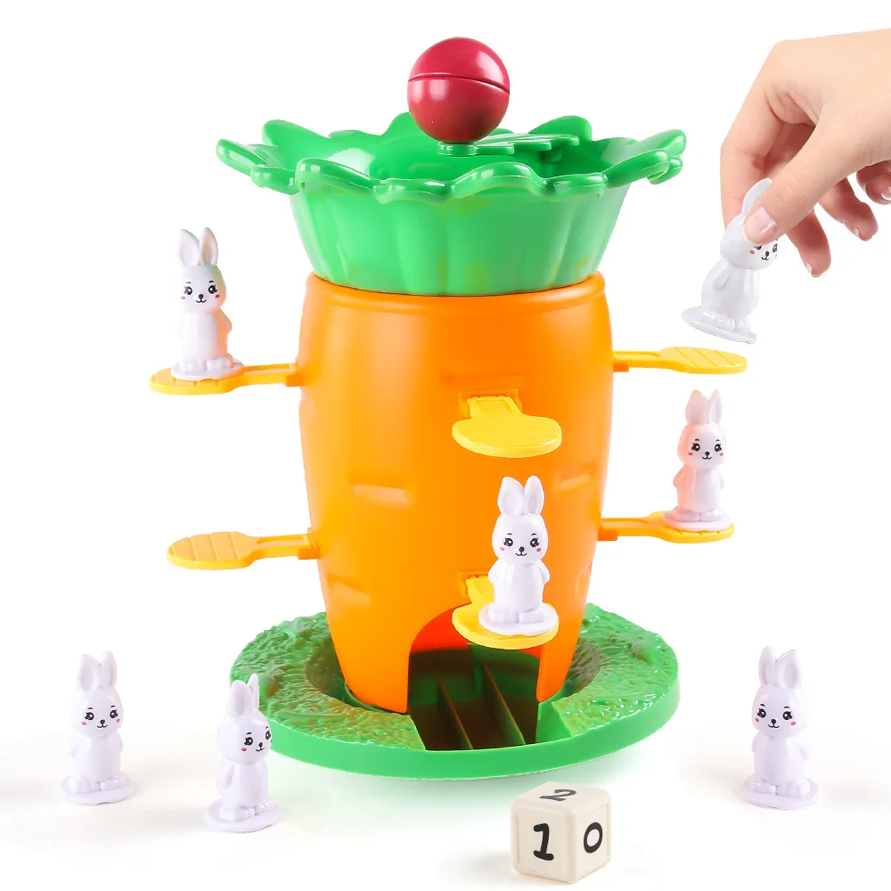 

Carrot Balance Tower Toys Multiplayer Tabletop Strategy Game Parent-child Interaction Party Battle Childrenp Puzzle Set Toy Gift