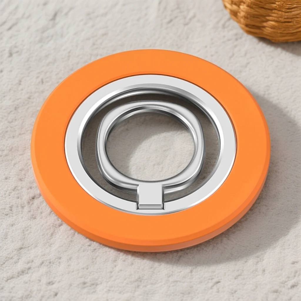 Mobile Phone Folding Strong Magnetic Holder for Magsafe Finger Ring 360° Rotation Bracket Magnet Stand for iPhone 16 15 Samsung