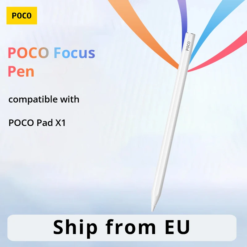 Stylet POCO Focus Pen 'origine pour tablette POCO Pad X1 8192 niveaux de sensibilité à la pression – Bouton de capture d'écr