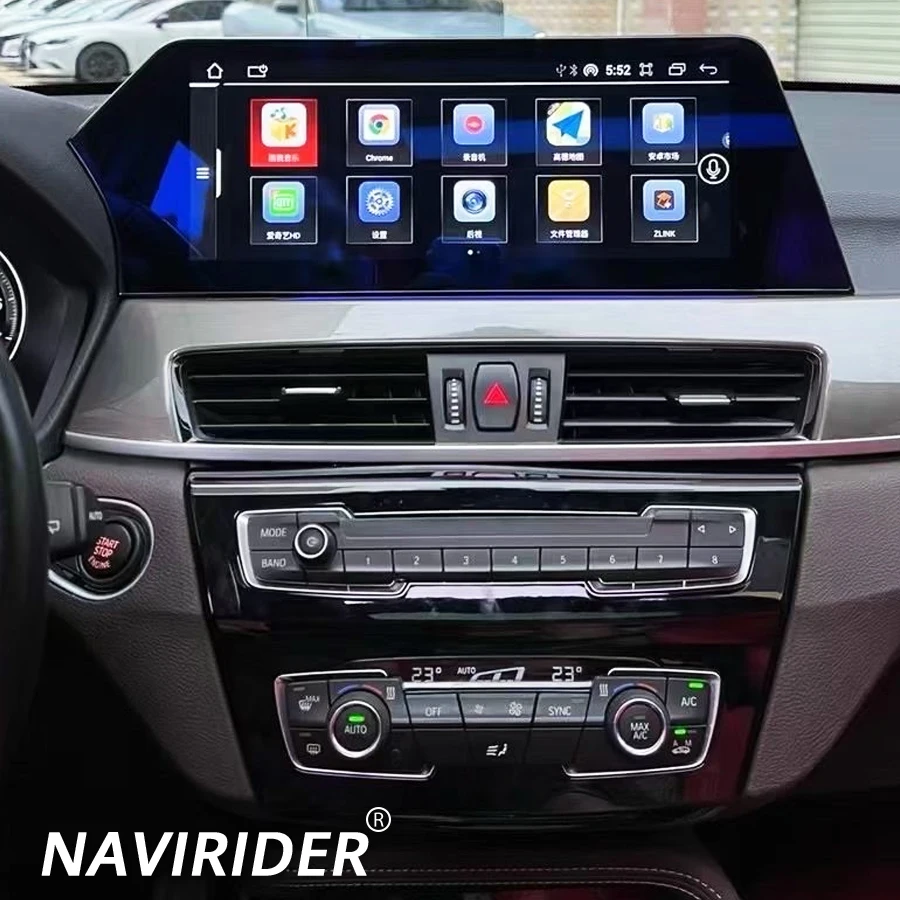 

12.3'' GPS 4G Android Carplay Blade Screen For BMW X1 F48 NBT X2 F49 F39 EVO 2016-2018 Multimedia Navigation Tape DSP Stereo