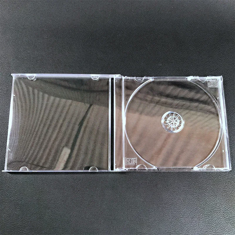 Cd Dvd Disc Box Storage Organizer Box with Clear Visibility Material