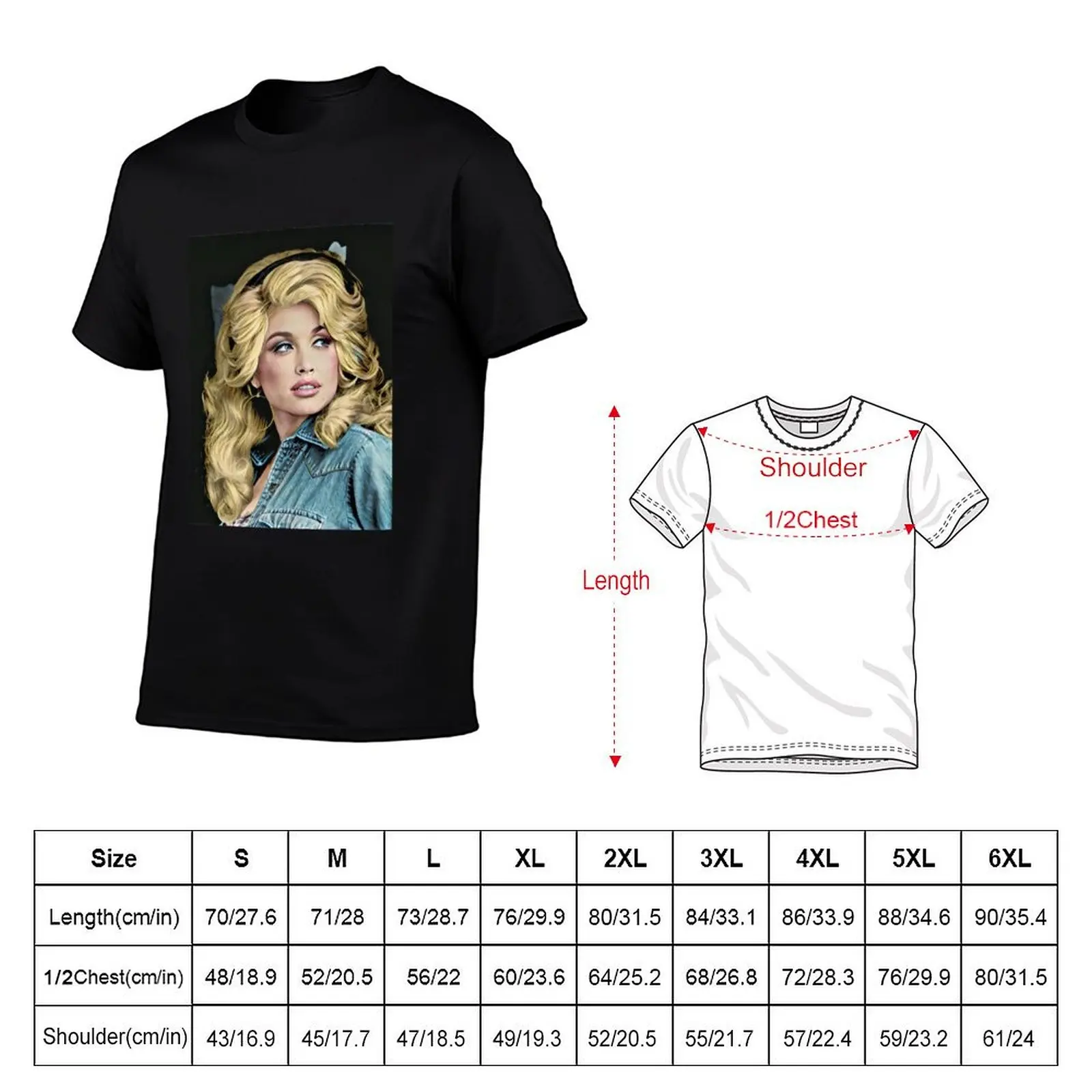 vintage dolly gift parton for lovers T-Shirt Water Resistant Casual T-Shirt