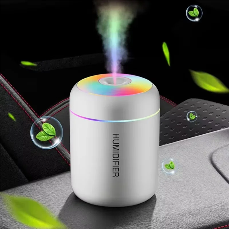 Summer Sale Mini Usb Powered Car Air Humidifier Aromatherapy Machine USB Colorful Atmosphere Light