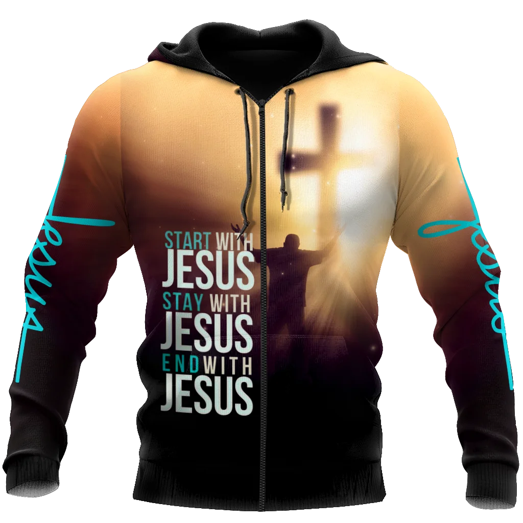 

3D Printing Men's Zipper Hoodies Jesus Cross God High-quality New Fashion Knights Templar Long Sleeve Harajuku Pullover for Men