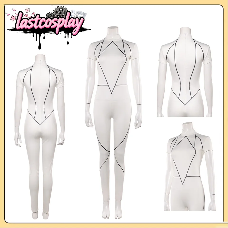 

Костюм для косплея ТВ СТ 5 Фантазия Кали, комбинезон для взрослых женщин, белый комбинезон, карнавальный костюм для Хэллоуина, маскарадный наряд, праздничная одежда