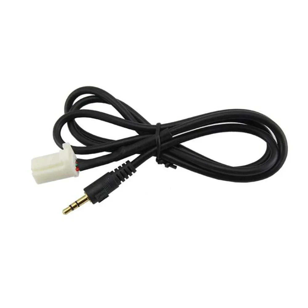 1Pcs Car Radio Mp3 Audio Aux Cable To 8-Pin Adapter For Nissan Sylphy Tiida Qashqai Geniss Audio Cable 3.5mm Jack