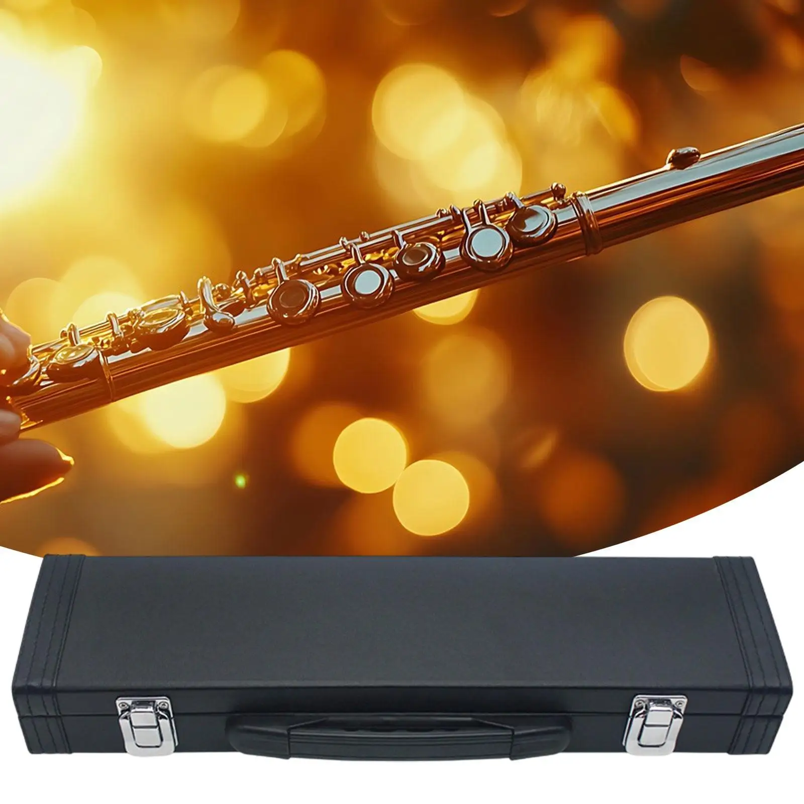 

Сумка для переноски флейты Сумка для переноски флейты Противоударная дорожная ручка для переноски Футляр для флейты с замком Водонепроницаемая защитная сумка для флейты