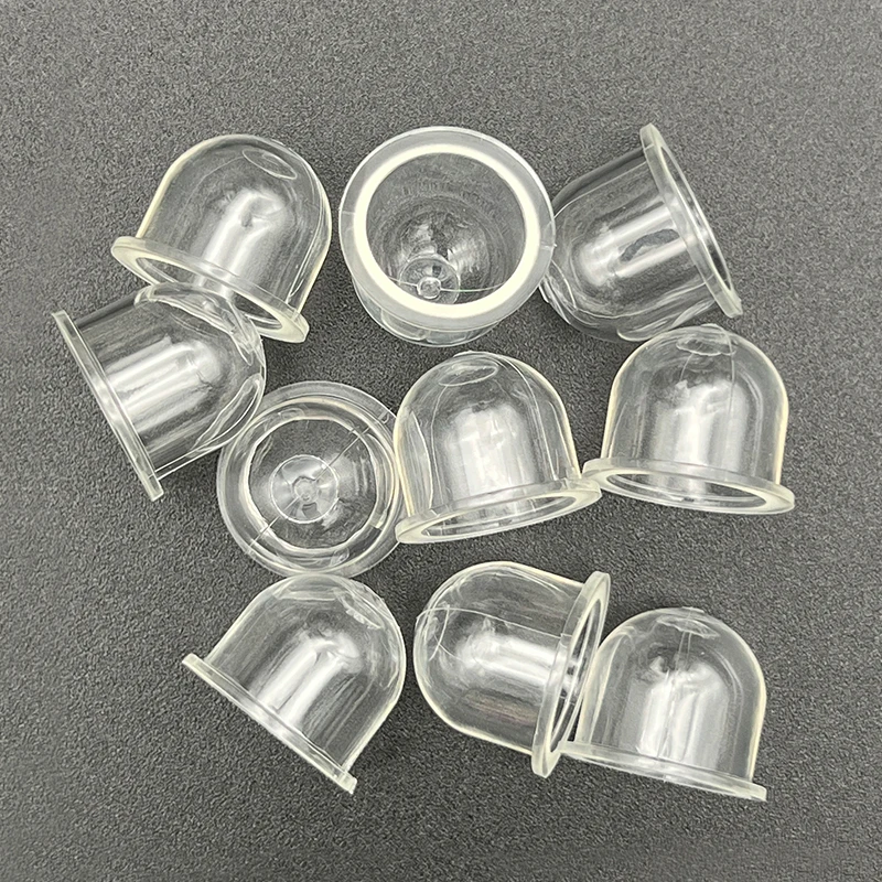 チェーンソーブラシカッター用の透明な燃料キャブレター,充填用のオイルバブル,10個