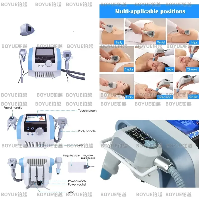 2 in 1 Desktop 360 Collagen Gun Beauty Instrument Body Shaping Facial Lifting Fat Pushing Slimming Device for Salon Use