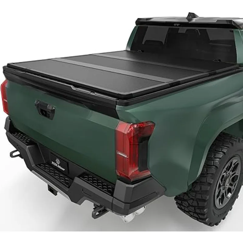 

Жесткий тройной чехол из FRP для грузовика, подходит для Toyota Tacoma 2024, 2025, 6-футовая кровать с системой направляющих на палубе (Excl. Тропа
