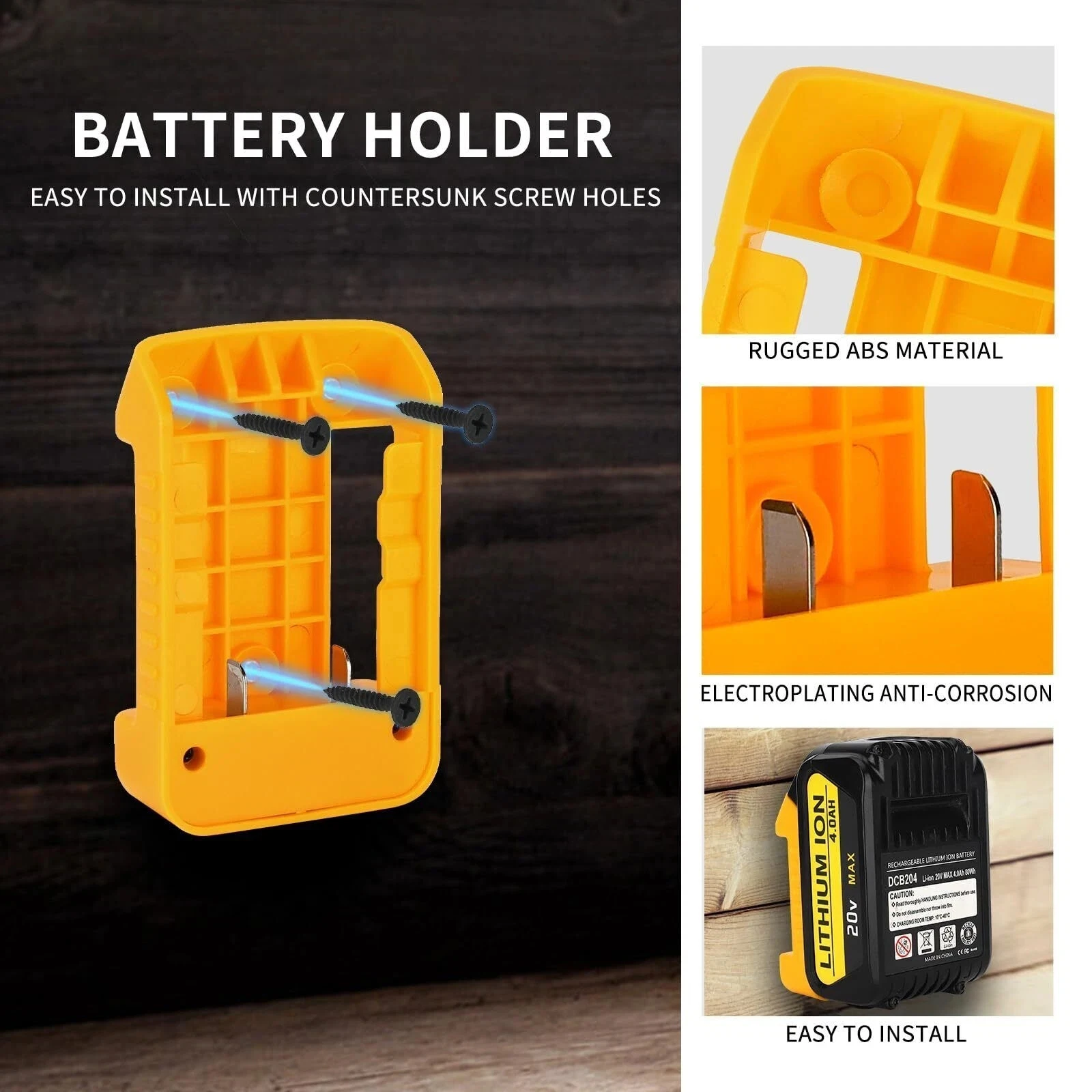 NEW Upgraded Power Bank Charger For DeWalt 18V Lithium Battery With USB With Type-C for Laptop Mobile Phone Charging(NO Battery) image 4
