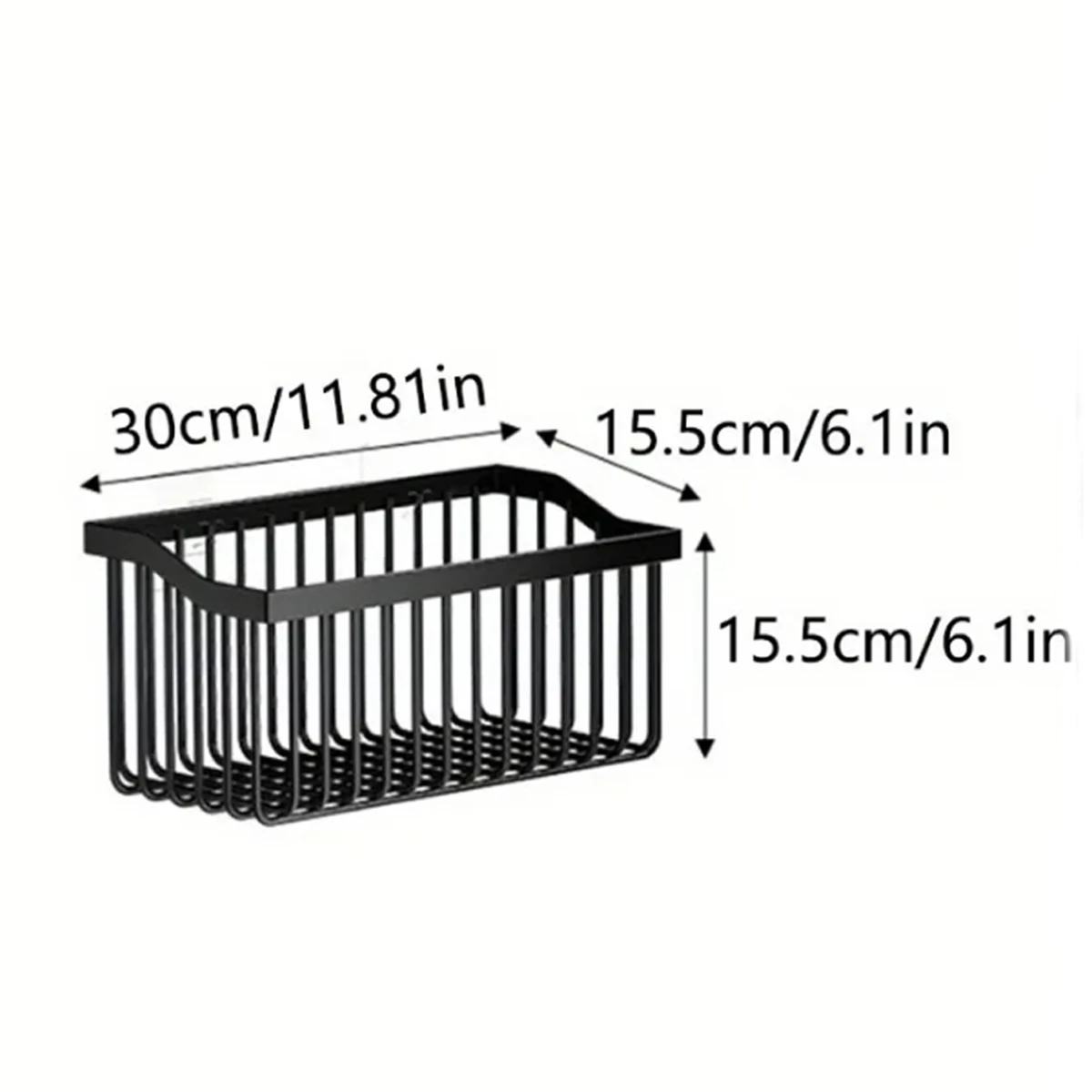 1pc Wall Mounted Storage Basket Kitchen Storage Cabinet Fruit Basket Space Saving Pantry Organization Kitchen Accessory