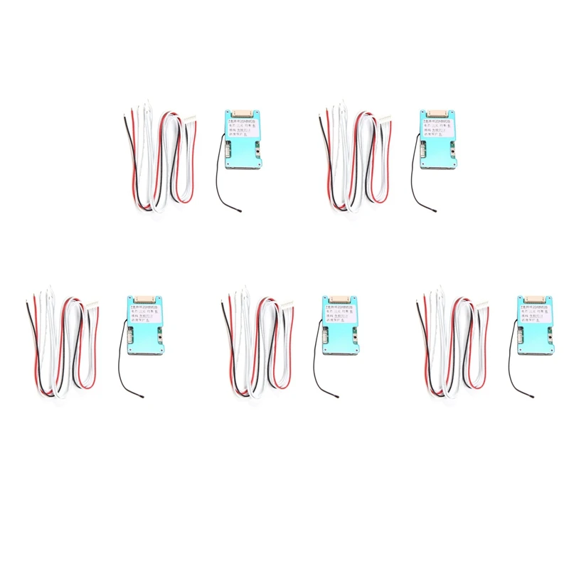 

5X BMS 7S 24V Lithium Battery Protection Board 18650 Balancer BMS Power Bank Charging For Motorcycle Scooter(20A)