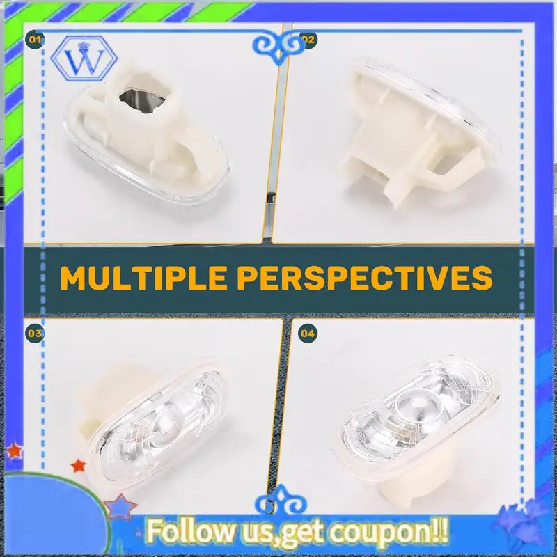 

M46K-2Pcs передний фонарь, боковой повторитель указателя поворота для Honda Civic FA1 FB2 2009-2014 Accord 2008-2013