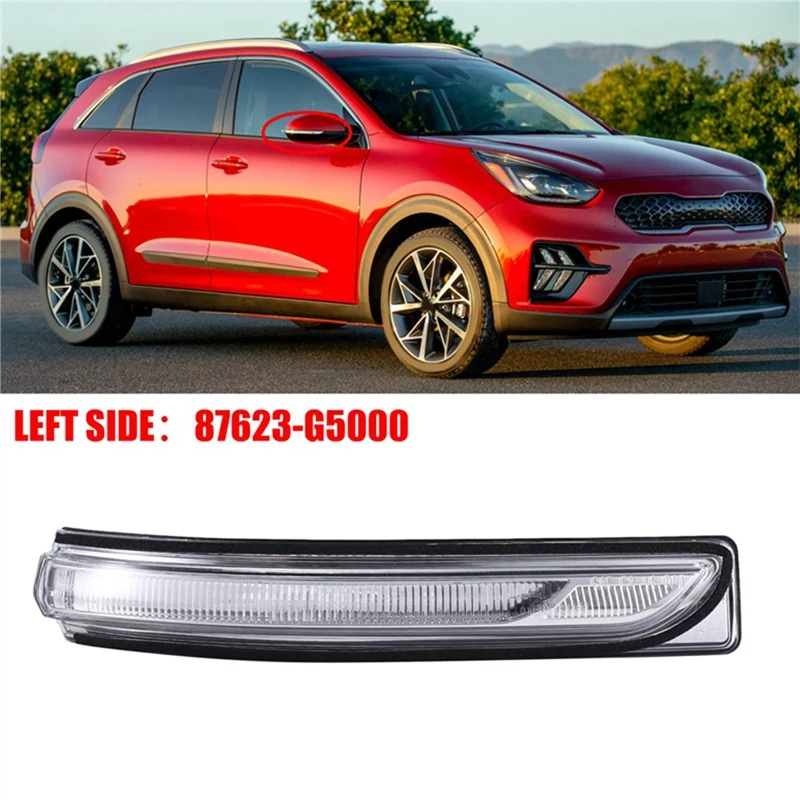 

Car LED Side Mirror Turn Signal Light Lamp For KIA NIRO 2017-2020-N26R