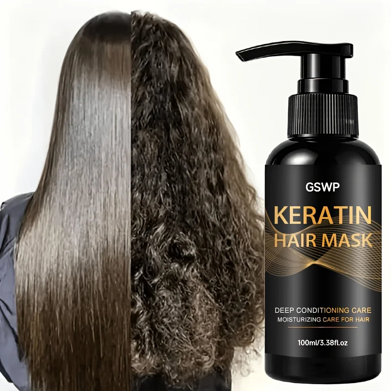 GSWP 10 in1 Keratin Hair Mask,Deeply Nourishes Dry,Damaged Hair, Softens Hair,Strengthening Hair Strands, Preventing Split Ends.