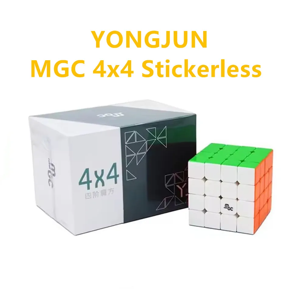 

YJ MGC 4x4 Магнитный магический куб Скорость головоломки Cube MGC 4M Elite Cubo Magico для детей Подарок Магнитный профессиональный куб-головоломка