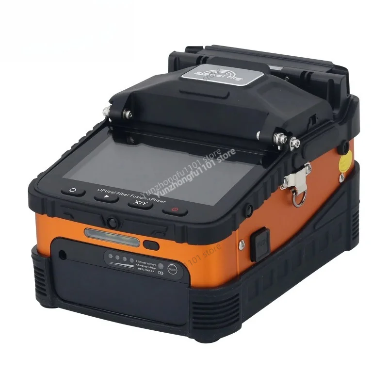AI‑5Pro Optical Fiber Fusion Splicer, 6‑Motor Auto‑Focus Splicing Machine 8s Splice Time, 5‑Inch Color Screen