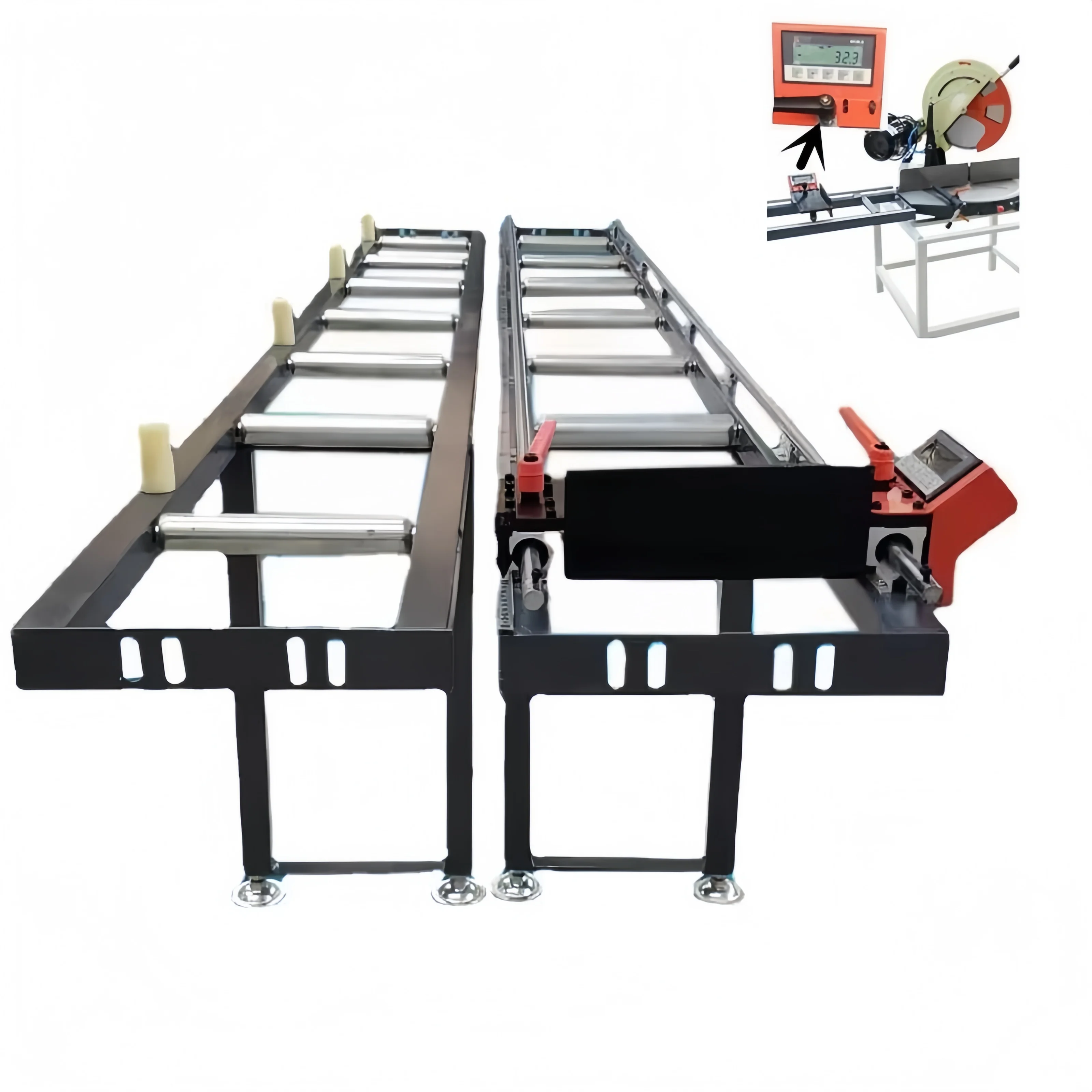 Frame Manufacturing Digital Positioning Frame Roller Conveyor All-Purpose Aluminum Machine  Control for Cutting & Door/Window