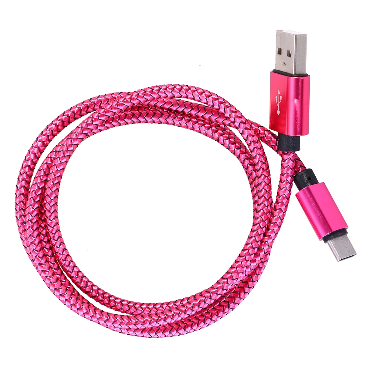 고속 충전 케이블 USB 타입-C 나일론 브레이디드 1M 2.0A 동기화 충전용 USB C