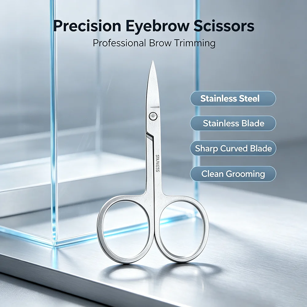 Sharp Tip Eyebrow Tweezers for Salon Brow Refining Remove Extra Facial Hairs Effortless Hair Plucking Accessory