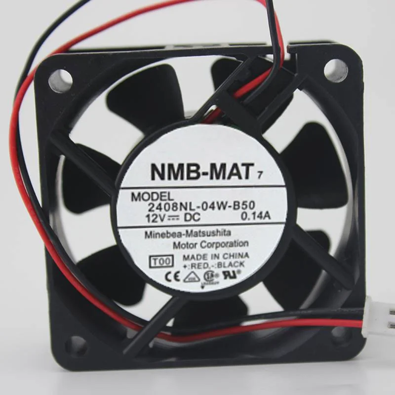 

Новый вентилятор охлаждения NMB 2408NL-04W-B50 12В 0.14А, 2-проводной # QW