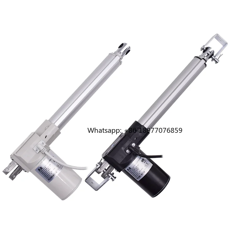 24V 6000N Permanent Magnet Brush Medicals  Bed Linear Actuator Aluminum Construction IP54 Protection Customizable Stroke
