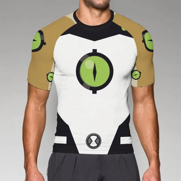 أنيمي Omnitrix Ben10 تأثيري تي شيرت ثلاثية الأبعاد بن تينيسون طباعة الكرتون المحملة الصيف الرجال النساء Harajuku قصيرة الأكمام تأثيري تيز