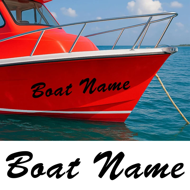 1PC Custom Handwritten Personalized Car Stickers Tuning Waterproof DIY Vehicle Window Windshield Boat Durable Vinyl Decals