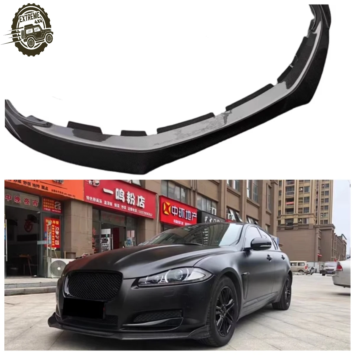 

Genuine High Quality Carbon Fiber Body Kit for 09-15 for Jaguar XF Including Front Chin and Front Lip Exterior Accessories